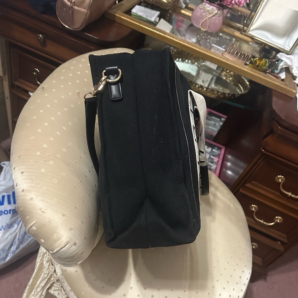 Halston Heritage Black and Cream tote - Picture 7 of 11